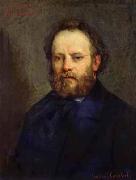 Gustave Courbet Portrait of Pierre Joseph Proudhon Germany oil painting artist